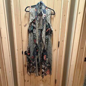 Soft Surroundings Blue Topper - Missy One Size